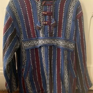 Multi-colored “skater boy” hoodie